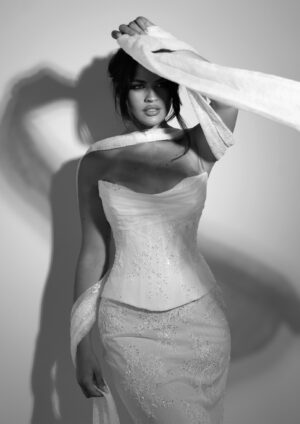 Lace Mermaid Skirt Beaded